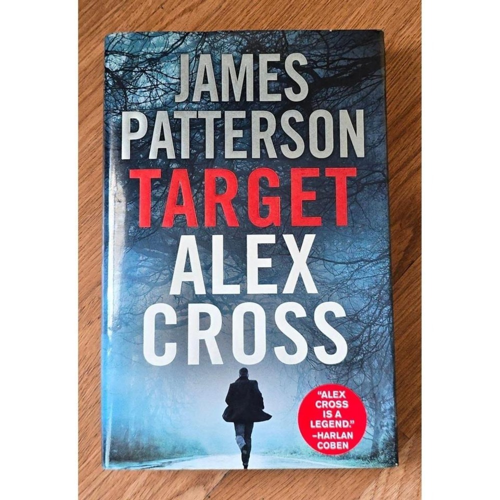 1st Edition James Patterson Alex Cross Target Book Hard Cover With Dust Jacket
